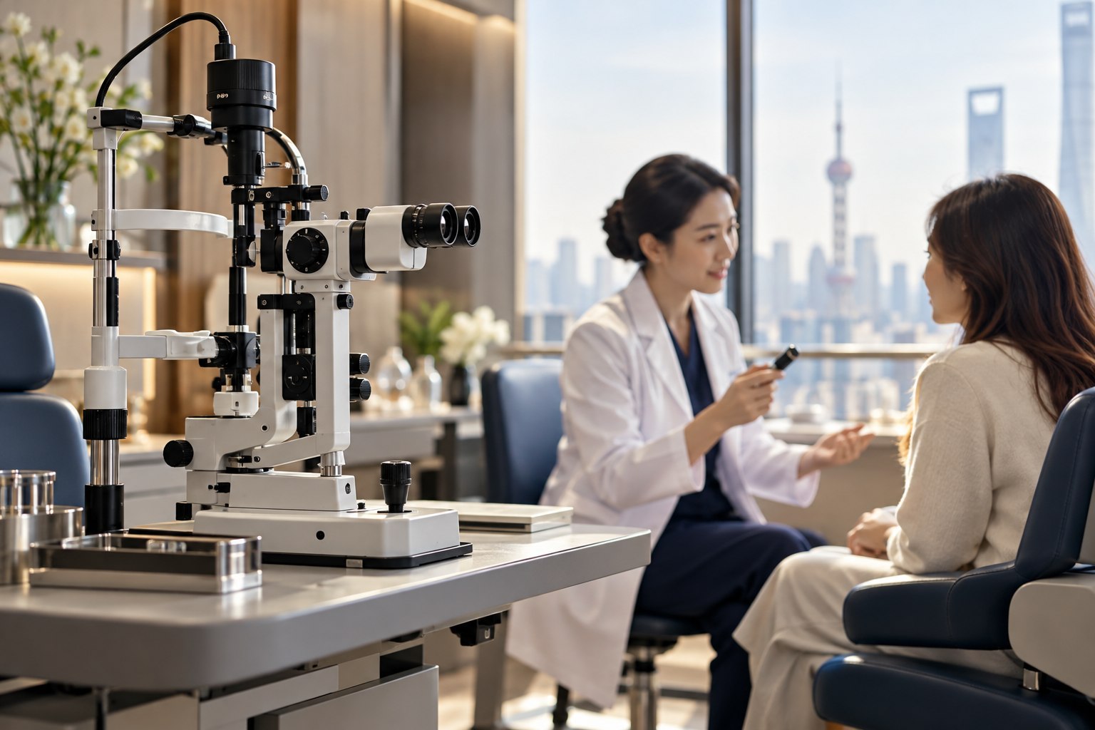 Illustrative specialty scene for Shanghai General Hospital
