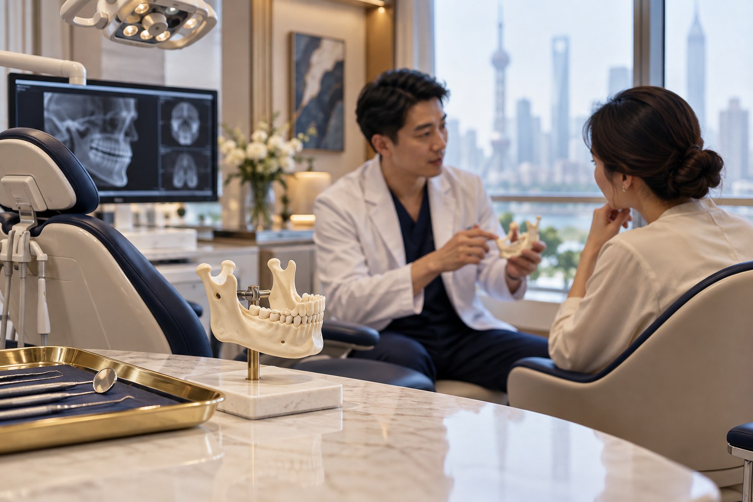 Illustrative specialty scene for Shanghai Ninth People’s Hospital